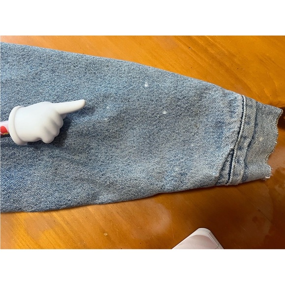 Vintage Levi's Trucker Jacket 70417 80s 90s Buffalo Plaid Size M - Picture 7 of 16